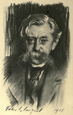 John Singer Sargent Portrait of Belgian poet emile  erhaeren Wandbild